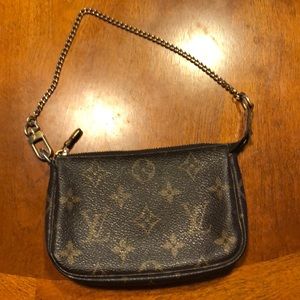 Authentic Louis Vuitton mini pouchette